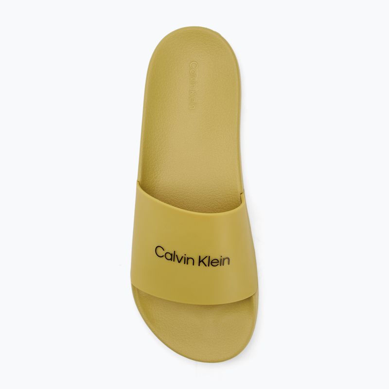 Шльопанці чоловічі Calvin Klein HM0HM00455 Pool Slide Rubber avocado oil 5