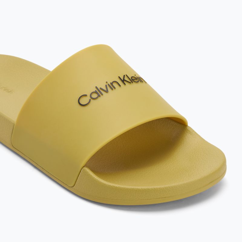 Шльопанці чоловічі Calvin Klein HM0HM00455 Pool Slide Rubber avocado oil 7