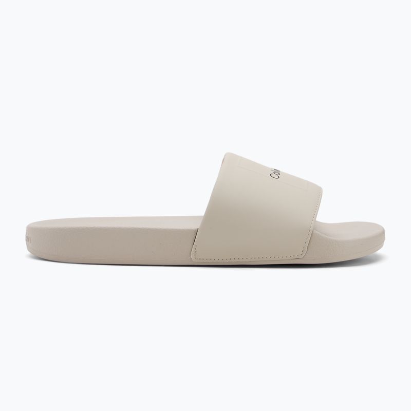 Шльопанці чоловічі Calvin Klein HM0HM01754 Pool Slide Ck Square feather grey 2