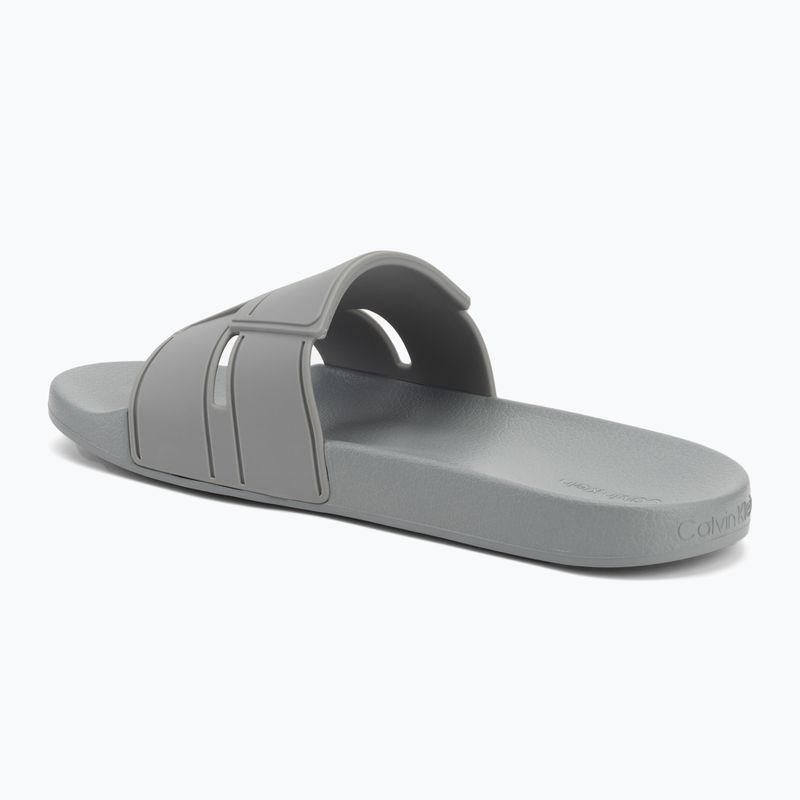 Шльопанці чоловічі Calvin Klein HM0HM01752 Pool Slide Double T granite road 3