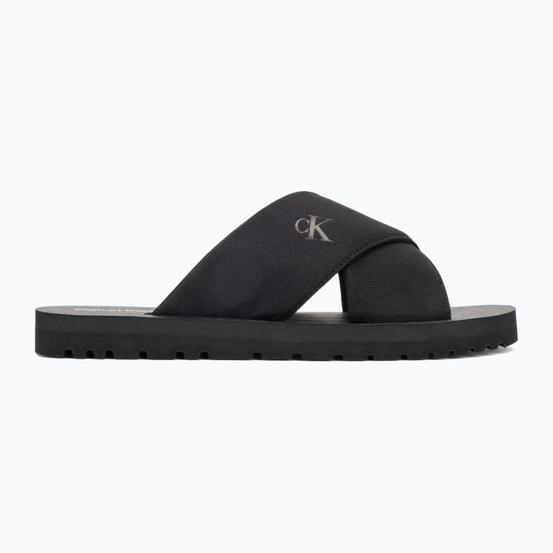 Шльопанці чоловічі Calvin Klein YM0YM01223 Cross Sandal Crxs Tx triple black 2