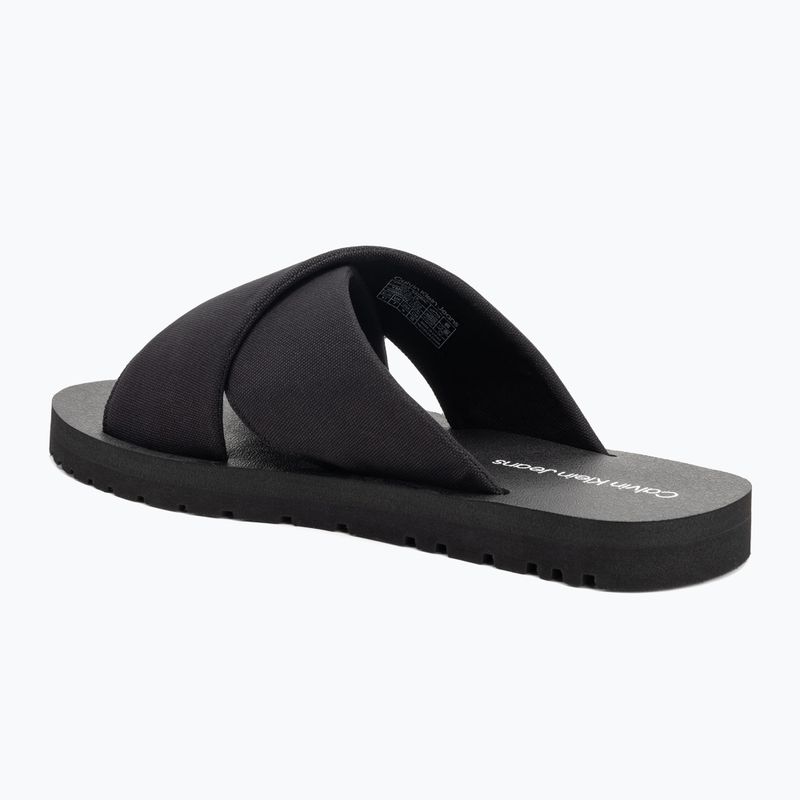 Шльопанці чоловічі Calvin Klein YM0YM01223 Cross Sandal Crxs Tx triple black 3