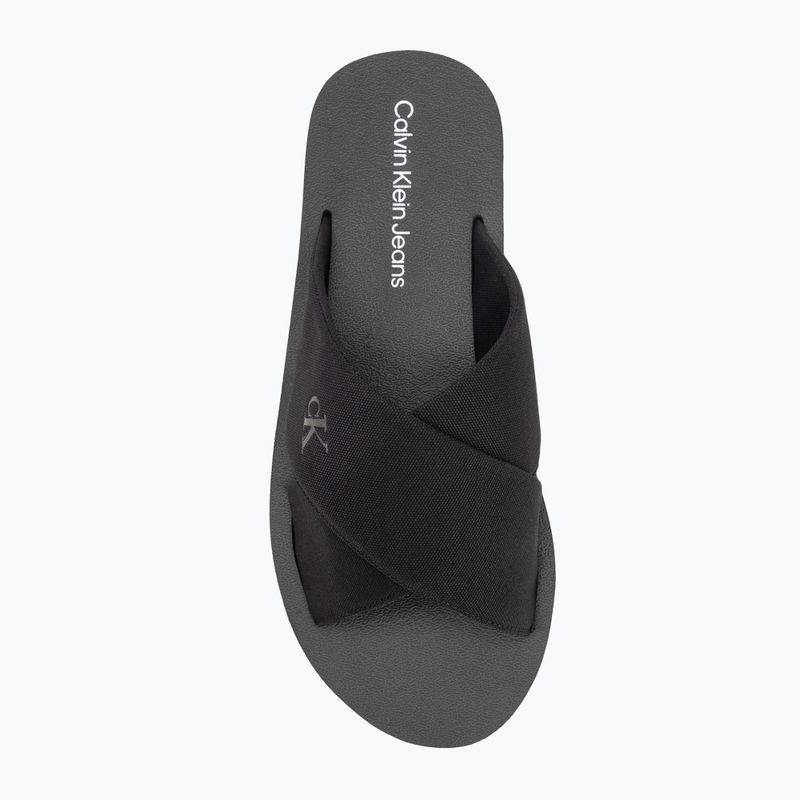 Шльопанці чоловічі Calvin Klein YM0YM01223 Cross Sandal Crxs Tx triple black 5