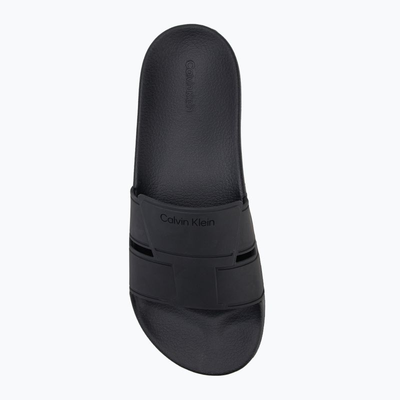 Шльопанці чоловічі Calvin Klein HM0HM01752 Pool Slide Double T black 5