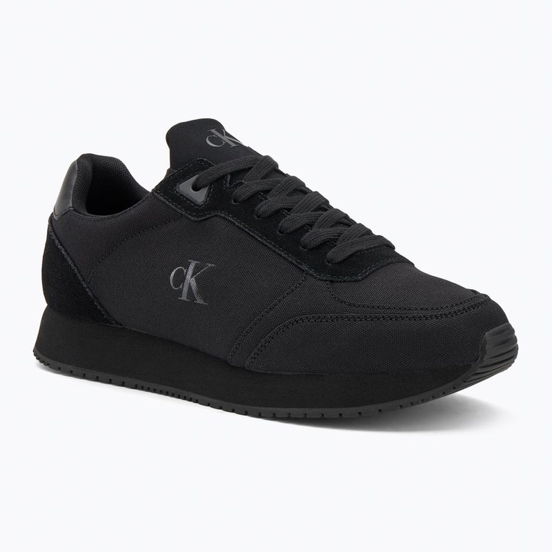 Кросівки чоловічі Calvin Klein YM0YM01217 Runner Sock Laceup Mg Canvas triple black