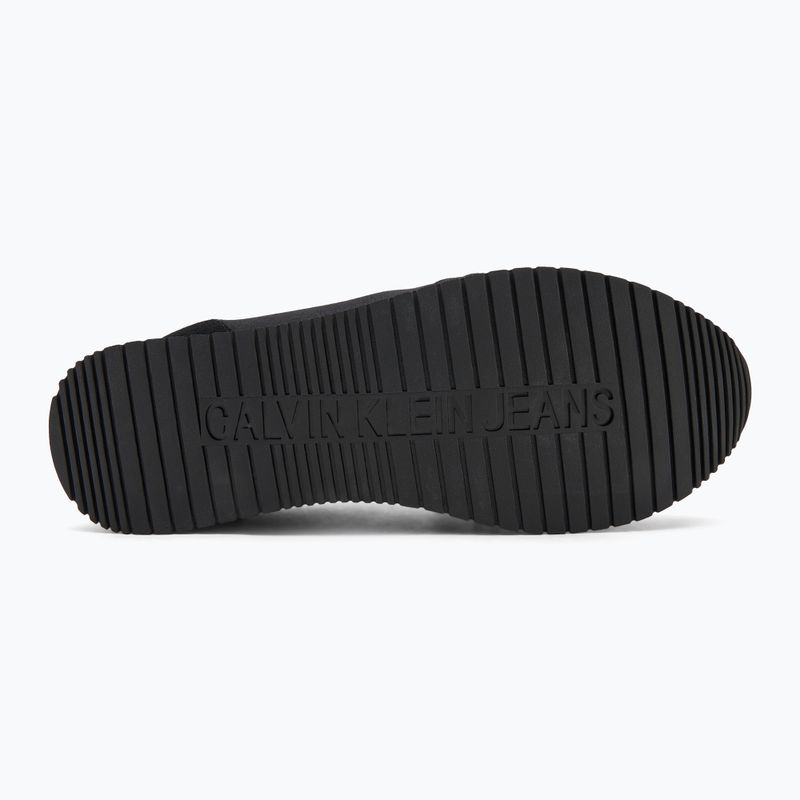 Кросівки чоловічі Calvin Klein YM0YM01217 Runner Sock Laceup Mg Canvas triple black 4