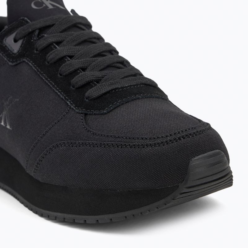 Кросівки чоловічі Calvin Klein YM0YM01217 Runner Sock Laceup Mg Canvas triple black 7