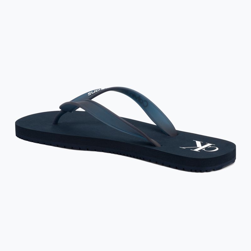В'єтнамки чоловічі Calvin Klein YM0YM01267 Beach Sandal Transparent Tpu navy/bright white 3