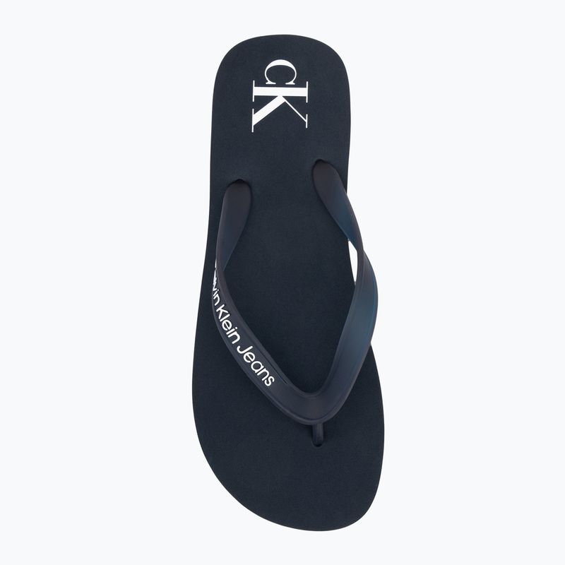 В'єтнамки чоловічі Calvin Klein YM0YM01267 Beach Sandal Transparent Tpu navy/bright white 5