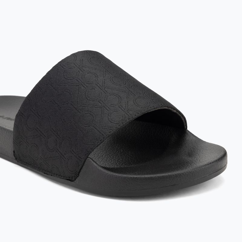 Шльопанці чоловічі Calvin Klein HM0HM01762 Pool Slide Jaq Mono black mono jacquard 7