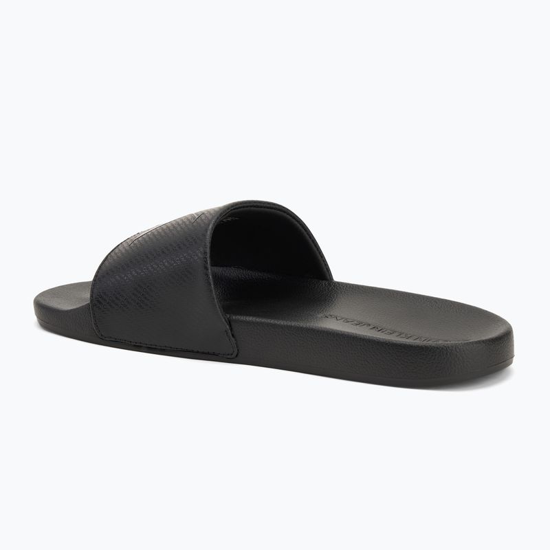 Шльопанці чоловічі Calvin Klein YM0YM01269 Slide Aop Print triple black 3