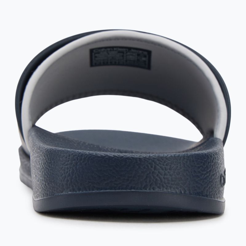 Шльопанці чоловічі Calvin Klein YM0YM00361 Slide Rubber Neoprene Monologo navy/oyster mushroom 6