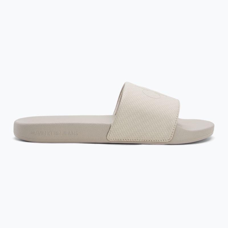 Шльопанці чоловічі Calvin Klein YM0YM01269 Slide Aop Print eggshell/turtle dove 2
