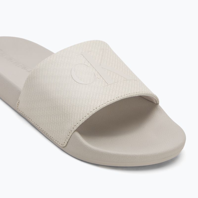 Шльопанці чоловічі Calvin Klein YM0YM01269 Slide Aop Print eggshell/turtle dove 7