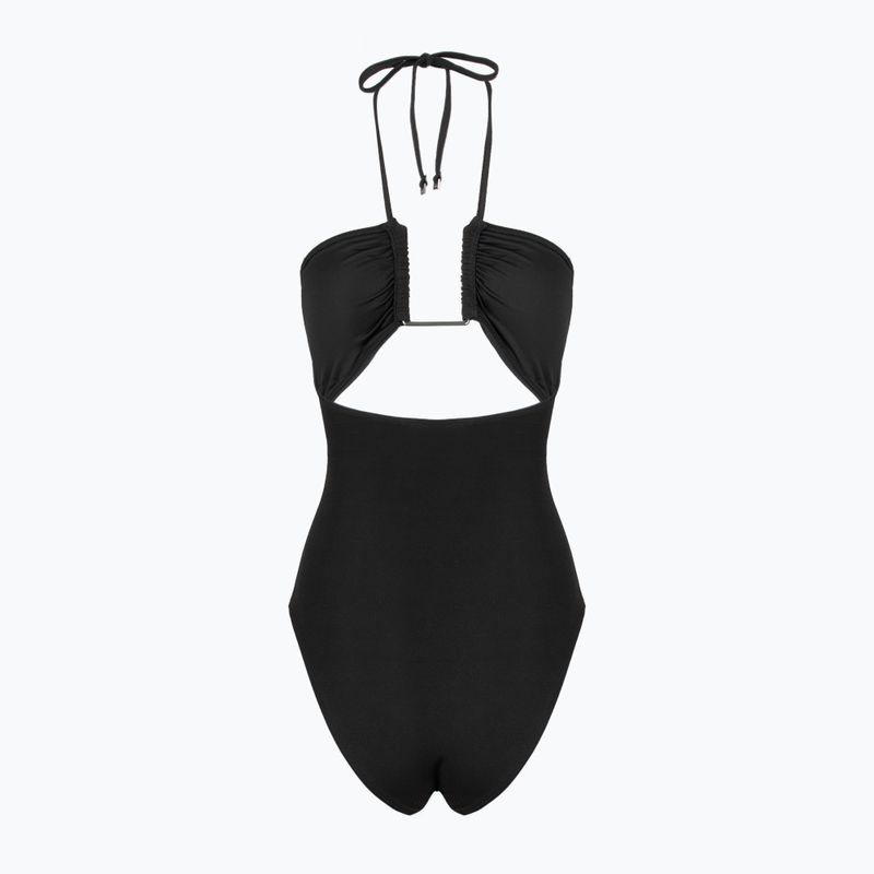 Жіночий злитий купальник Calvin Klein KW0KW02813 Ck Wire Plunge One Piece-RP pvh чорний 2