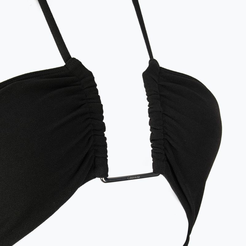Жіночий злитий купальник Calvin Klein KW0KW02813 Ck Wire Plunge One Piece-RP pvh чорний 3