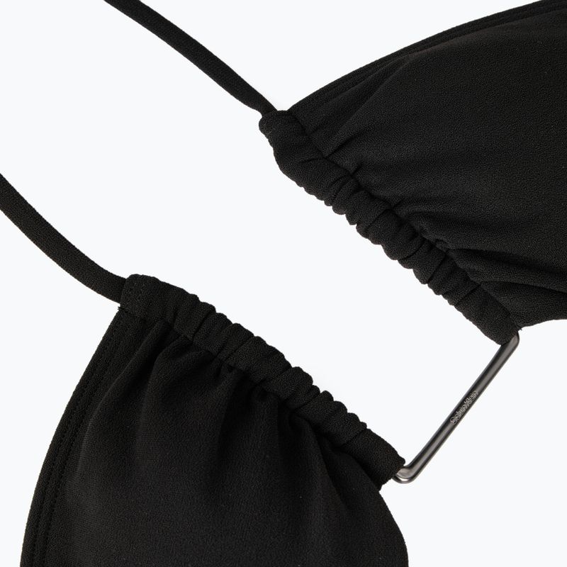 Жіночий злитий купальник Calvin Klein KW0KW02813 Ck Wire Plunge One Piece-RP pvh чорний 4