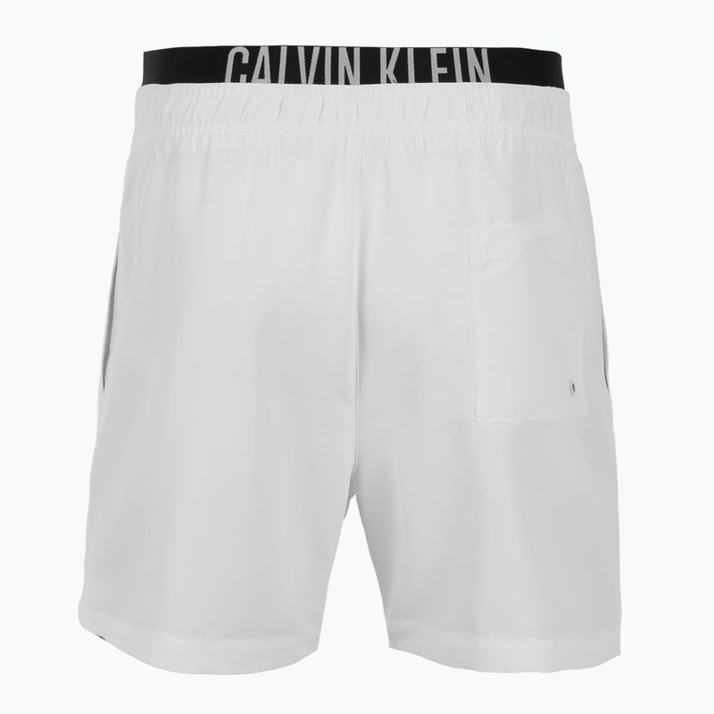 Шорти для плавання чоловічі Calvin Klein KM0KM01093 Intense Power Medium Double WB pvh classic white 2