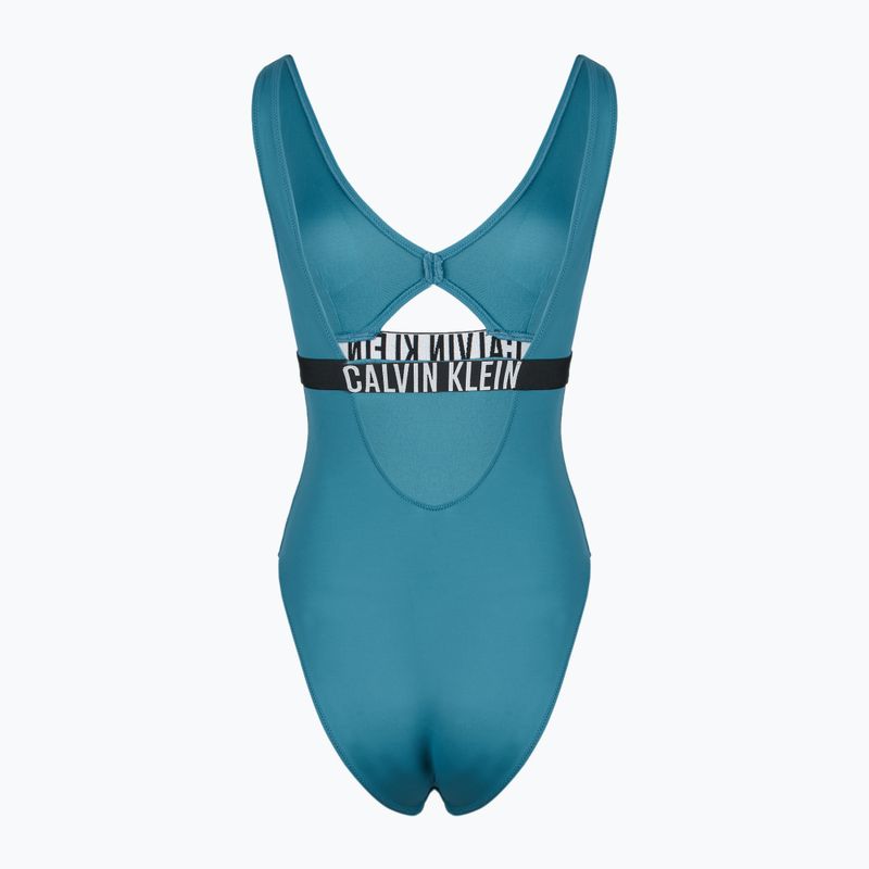 Купальник жіночий Calvin Klein KW0KW02746 Intense Power One Piece Fashion Fit storm blue 2
