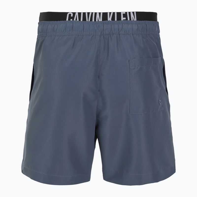 Шорти для плавання чоловічі Calvin Klein KM0KM01093 Intense Power Medium Double WB grisaille 2