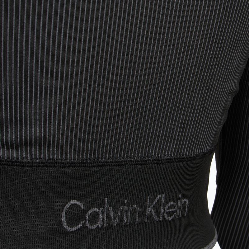 Жіночий світшот Calvin Klein 00GWS4J406 безшовний чорний 4
