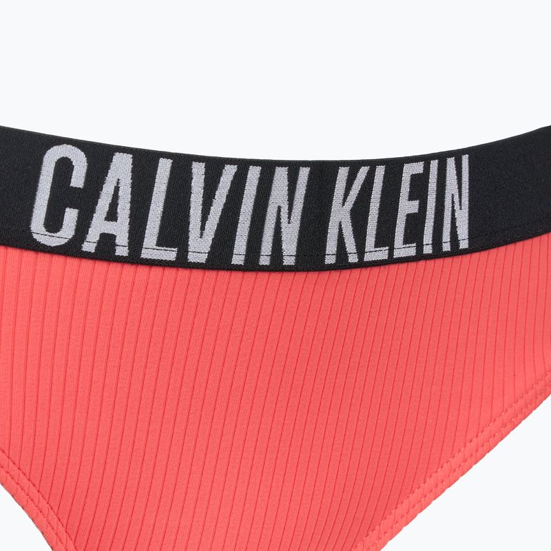 Нижня частина купальника Calvin Klein KW0KW02752 Intense Power Rib Bikini сліпуче кораловий 3
