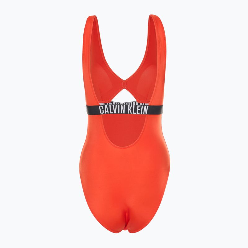 Купальник жіночий Calvin Klein KW0KW02746 Intense Power One Piece Fashion Fit flaming chili 2