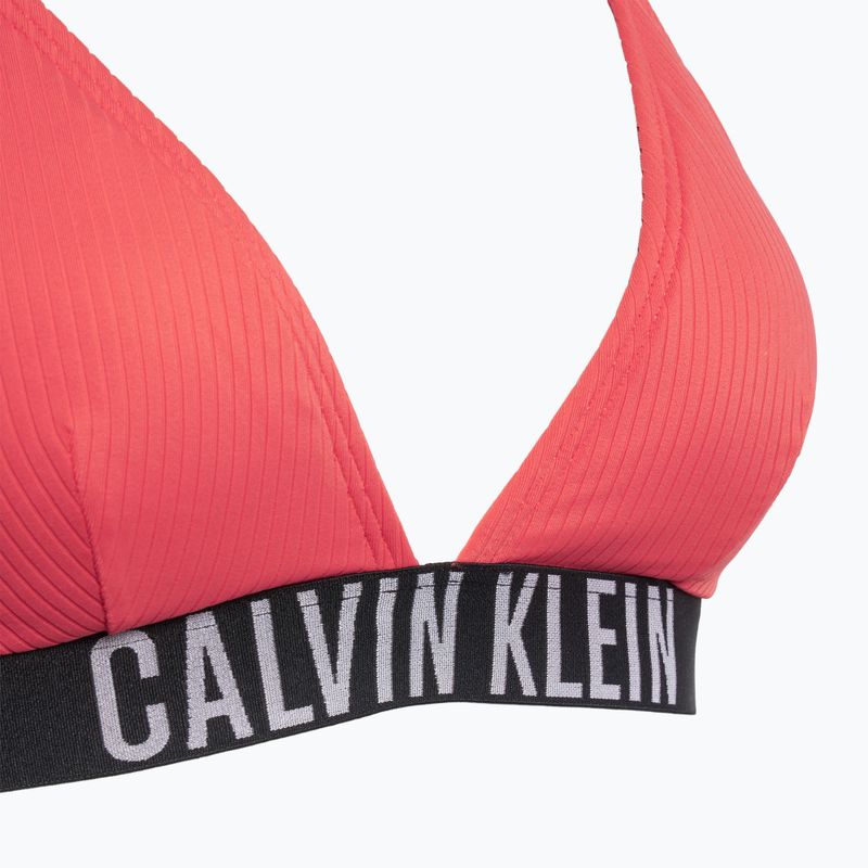 Верх купальника Calvin Klein KW0KW02750 Intense Power Rib Triangle-RP сліпучий кораловий 3