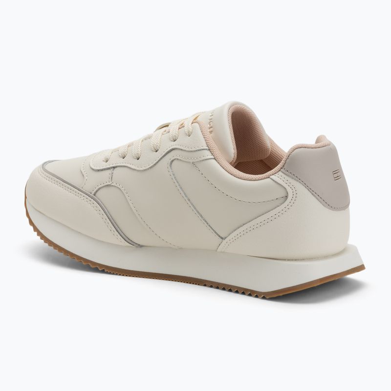 Кросівки жіночі Tommy Hilfiger Leather Runner ivory petal/newsprin 3