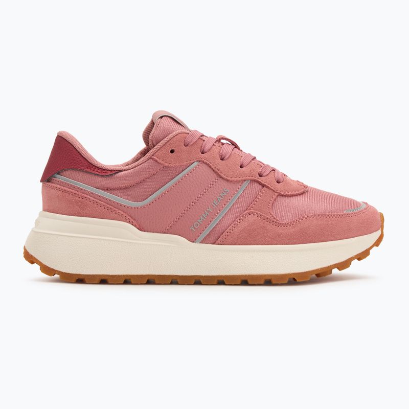 Кросівки жіночі Tommy Jeans Cleated Runner tahiti berry 2