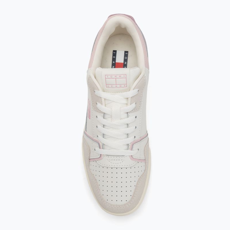 Кросівки жіночі Tommy Jeans Retro Basket ecru/misty pink 5