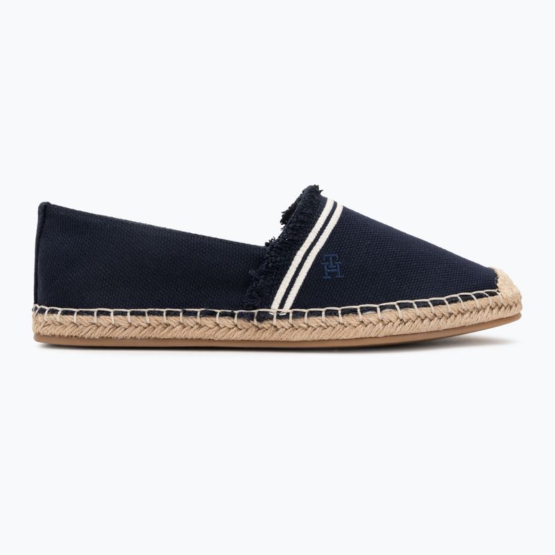 Еспадрилі жіночі Tommy Hilfiger Fringe Canvas Closed space blue 2