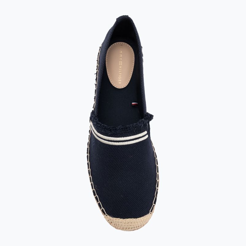 Еспадрилі жіночі Tommy Hilfiger Fringe Canvas Closed space blue 5