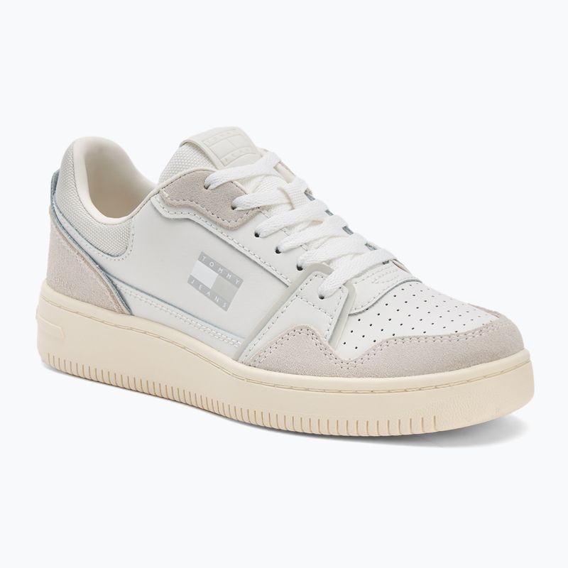 Кросівки жіночі Tommy Jeans Retro Basket ecru/stratus grey