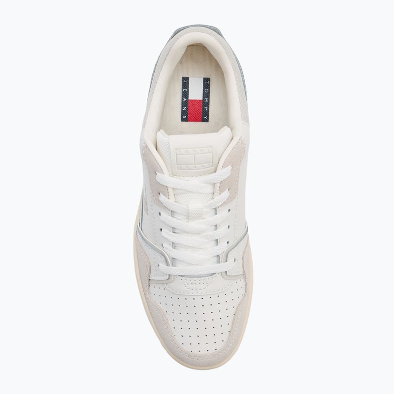 Кросівки жіночі Tommy Jeans Retro Basket ecru/stratus grey 5