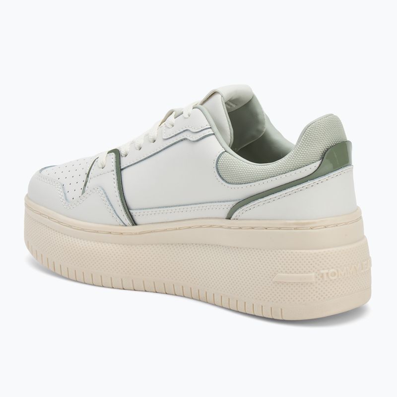 Кросівки жіночі Tommy Jeans Retro Basket Flatform ecru/misty sage 3