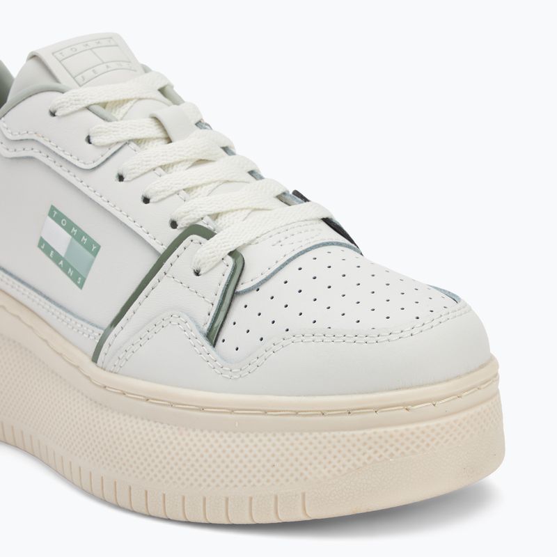 Кросівки жіночі Tommy Jeans Retro Basket Flatform ecru/misty sage 7