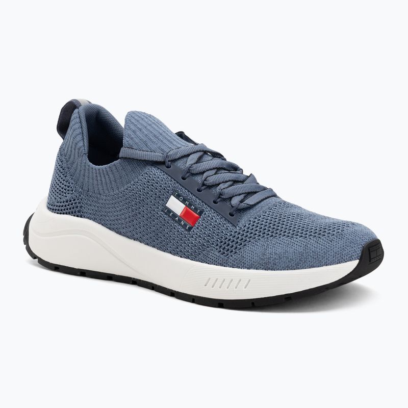 Кросівки чоловічі Tommy Jeans Runner Knitted blue moment