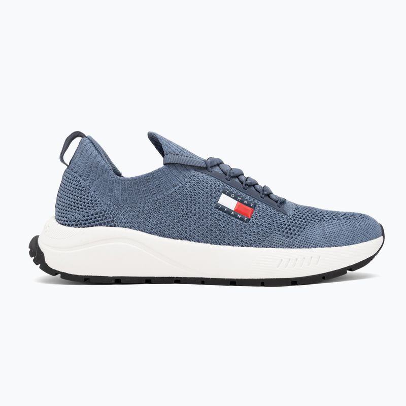 Кросівки чоловічі Tommy Jeans Runner Knitted blue moment 2