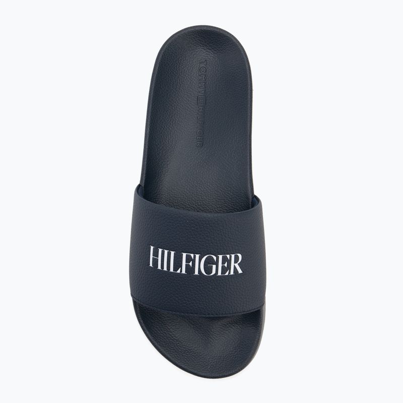 Шльопанці чоловічі Tommy Hilfiger Print Tumble Pool desert sky 5