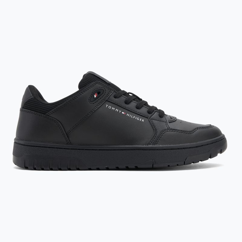 Кросівки чоловічі Tommy Hilfiger Basket Core Lite Lth Mix black 2