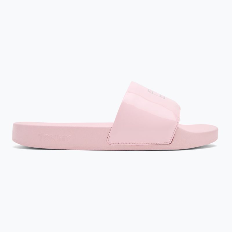 Шльопанці жіночі Tommy Hilfiger Flag Pool Slide Patent misty pink 2