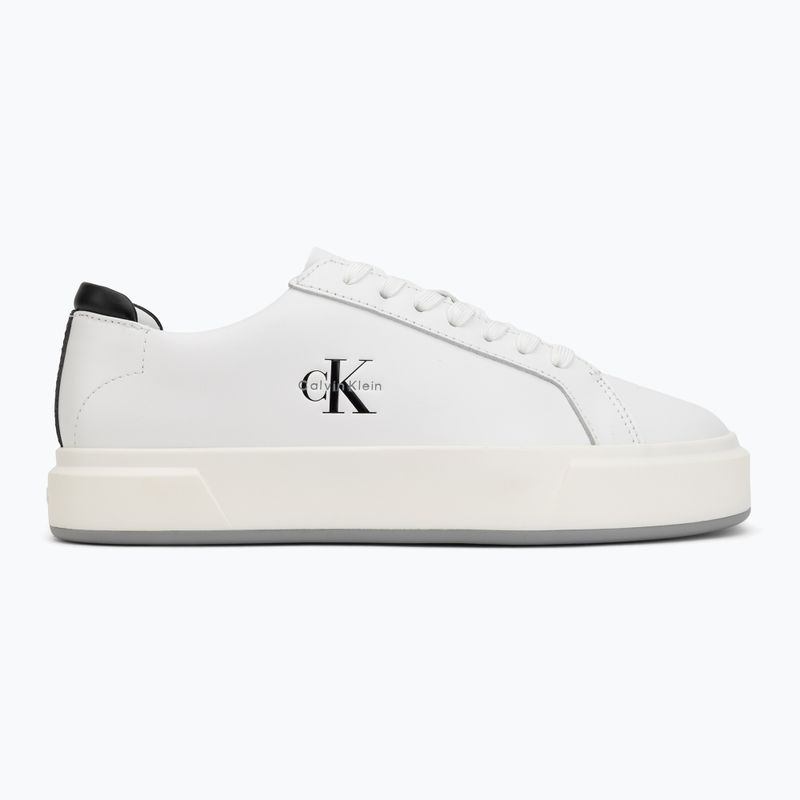 Взуття жіноче Calvin Klein YW0YW01945 Basket Cups Laceup Leather bright white/black 2