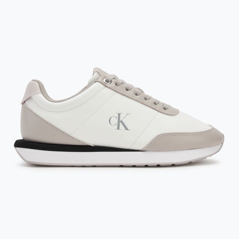 Кросівки жіночі Calvin Klein YW0YW01942 Retro Runner Lace Up Leather MG bright white/chateau 2