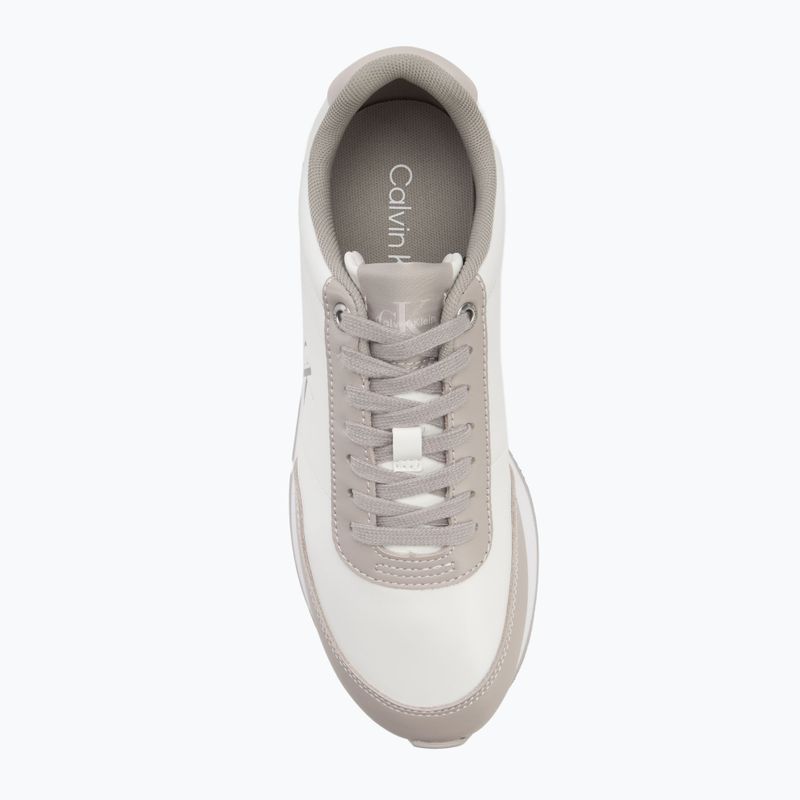 Кросівки жіночі Calvin Klein YW0YW01942 Retro Runner Lace Up Leather MG bright white/chateau 5
