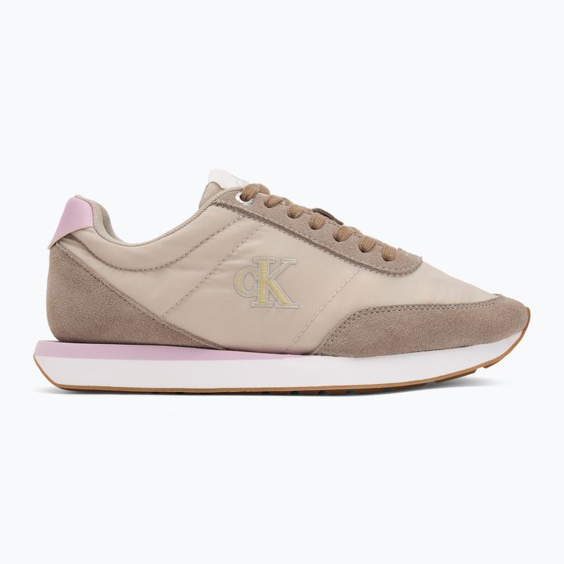 Кросівки жіночі Calvin Klein YW0YW01990 Retro Runner Lace Up Nylon MG chateu/taupe/fragrant lilac 2