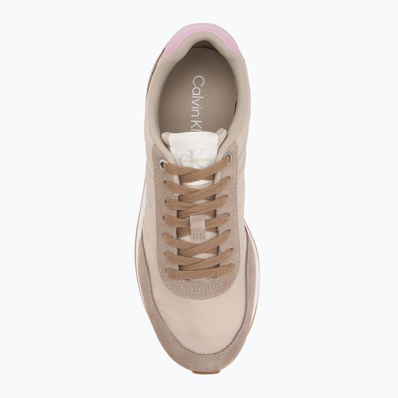 Кросівки жіночі Calvin Klein YW0YW01990 Retro Runner Lace Up Nylon MG chateu/taupe/fragrant lilac 5