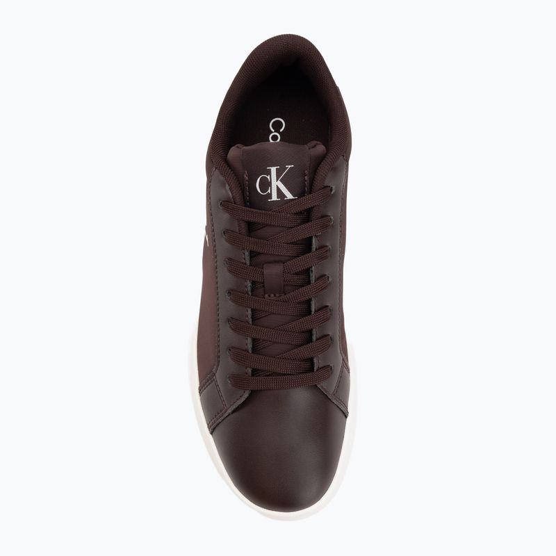 Кросівки жіночі Calvin Klein YW0YW01781 3 Cupsole Laceup PU MG bordeaux/bright white 5