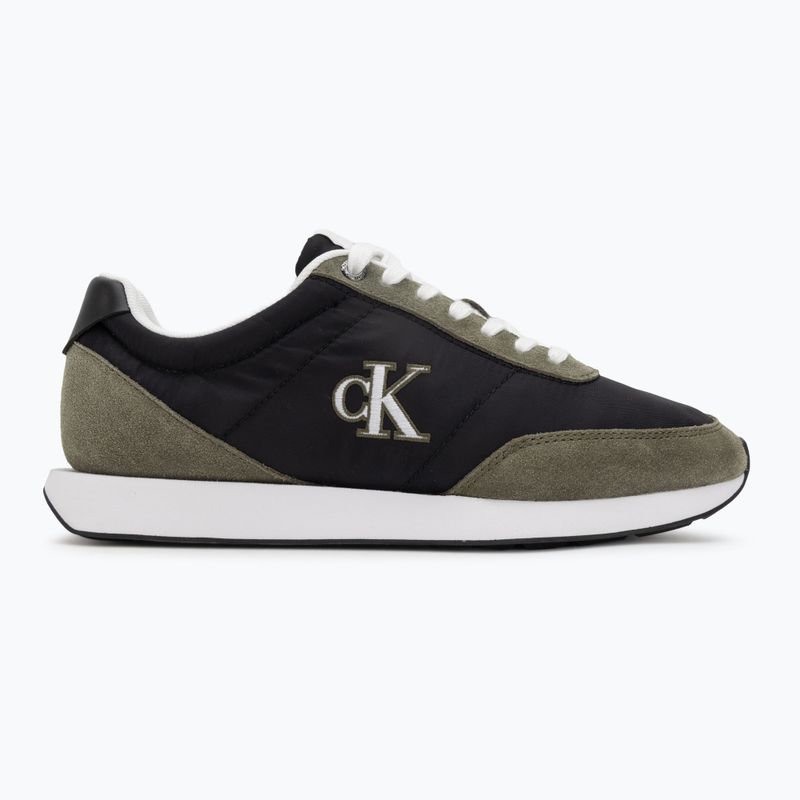 Кросівки чоловічі Calvin Klein YM0YM01361 Retro Runner Essential MIX MAT black/capers/bright white 2