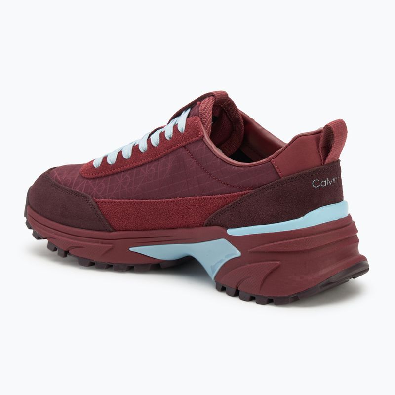 Кросівки жіночі Calvin Klein YW0YW01995 Hike Runner Casual Ny-Su AOP WN bordeaux 3